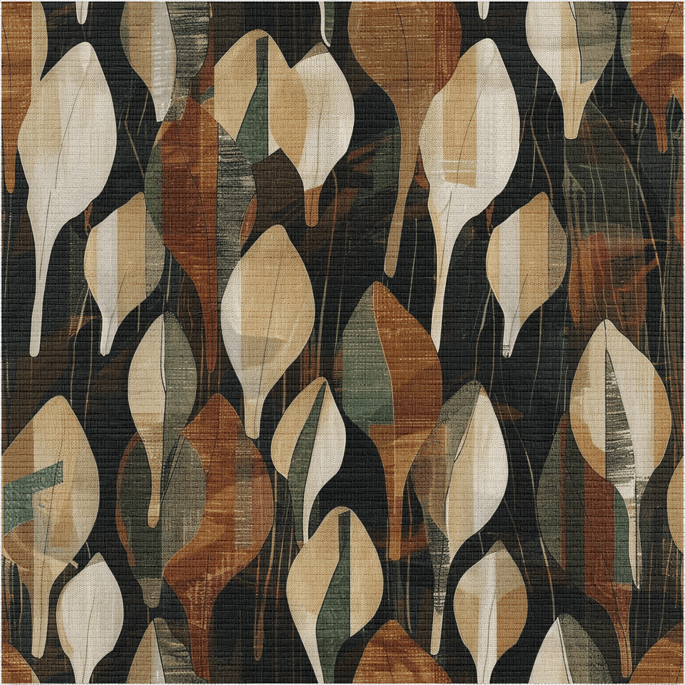 Red Clay County Faux Grasscloth Wallpaper - Painted Paper