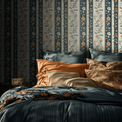 Regal Wildflower Wallpaper - Painted Paper