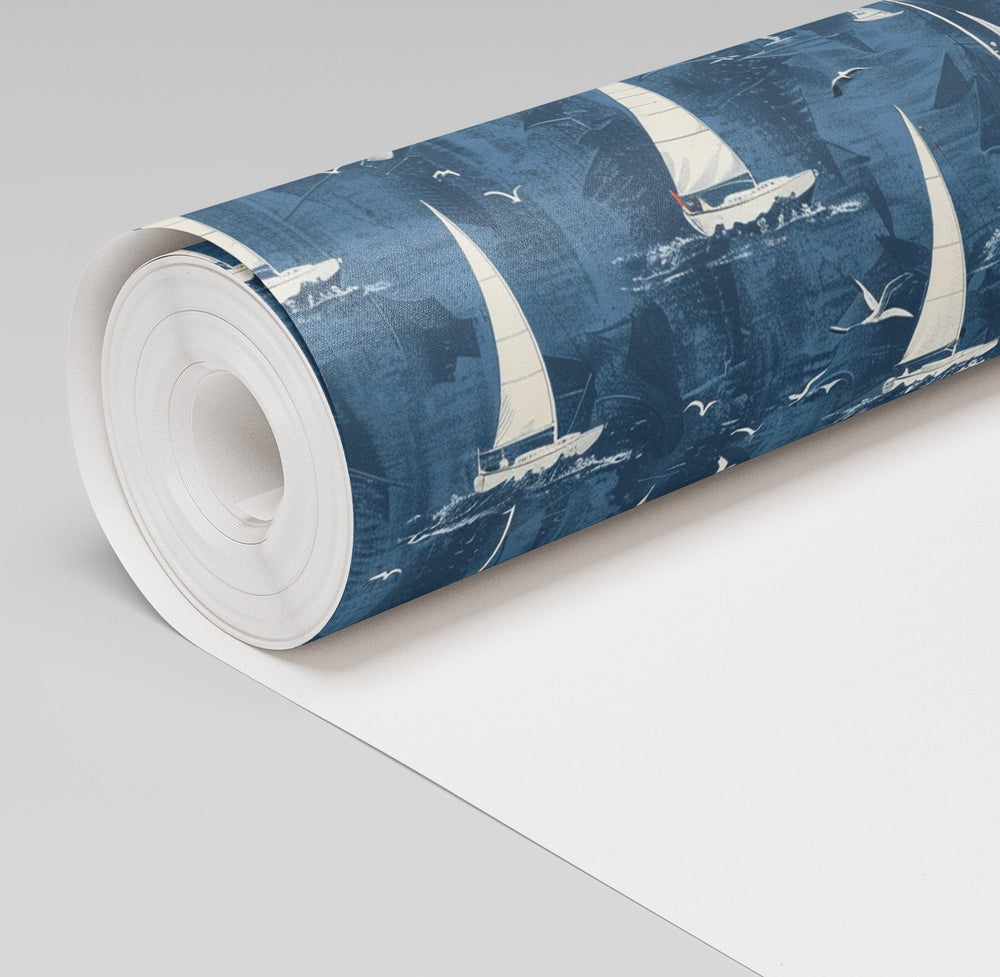 Regatta Bay Wallpaper - Painted Paper