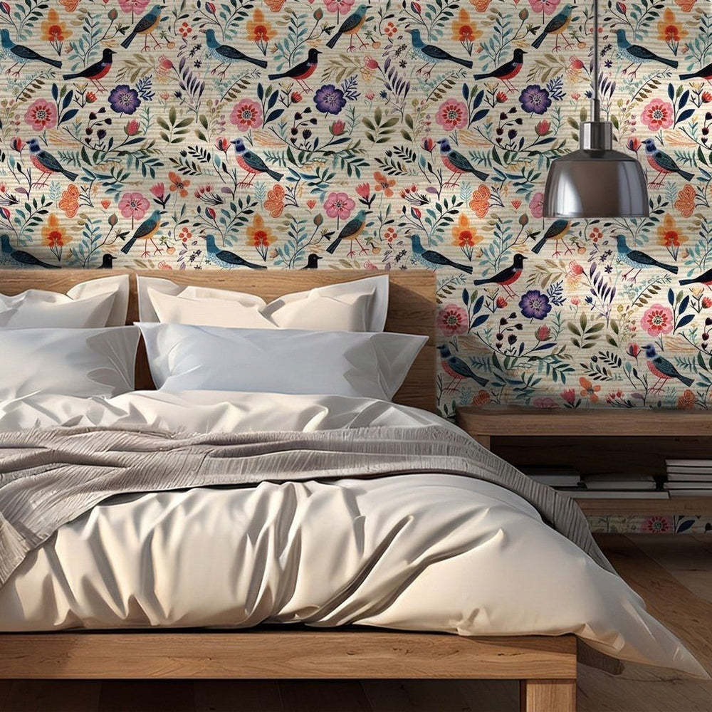 Remi Faux Grasscloth Wallpaper - Painted Paper