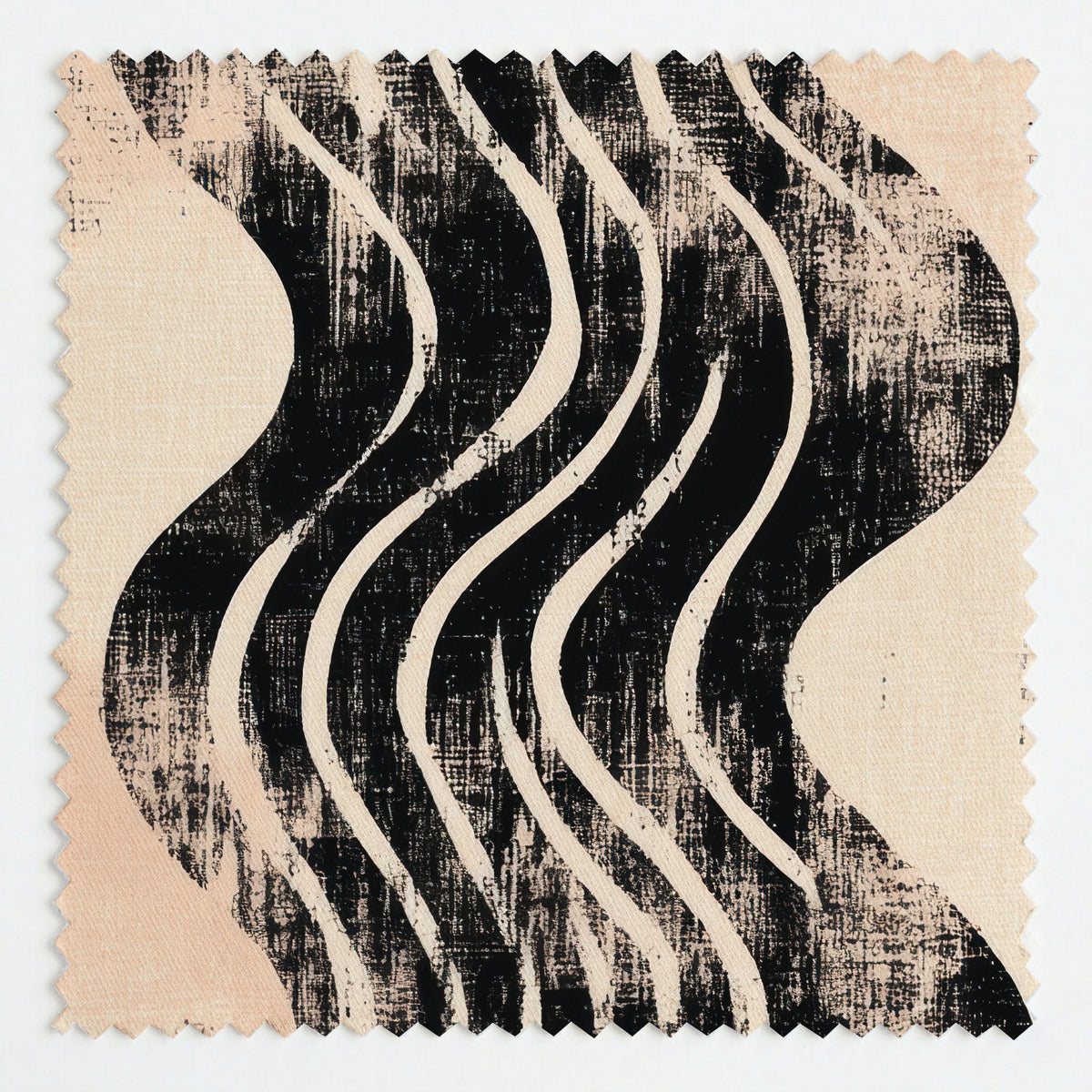 River - Fabric - Painted Paper