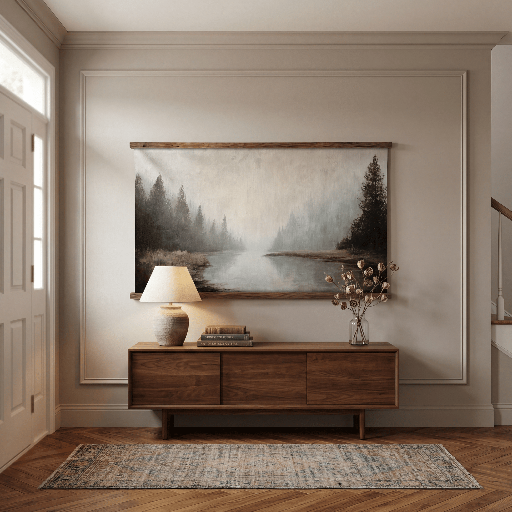 River Fades - Tapestry - Painted Paper