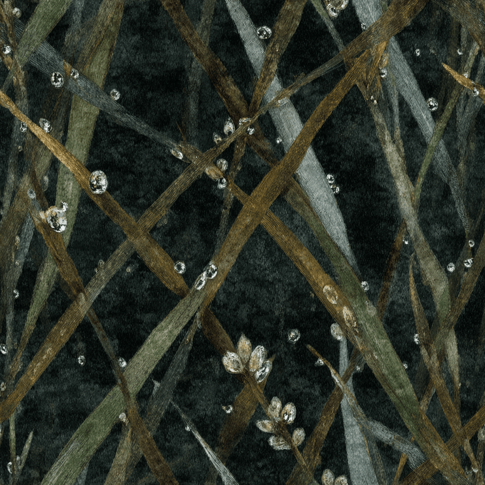 River Reed Single River & Reed Wallpaper – Painted Paper