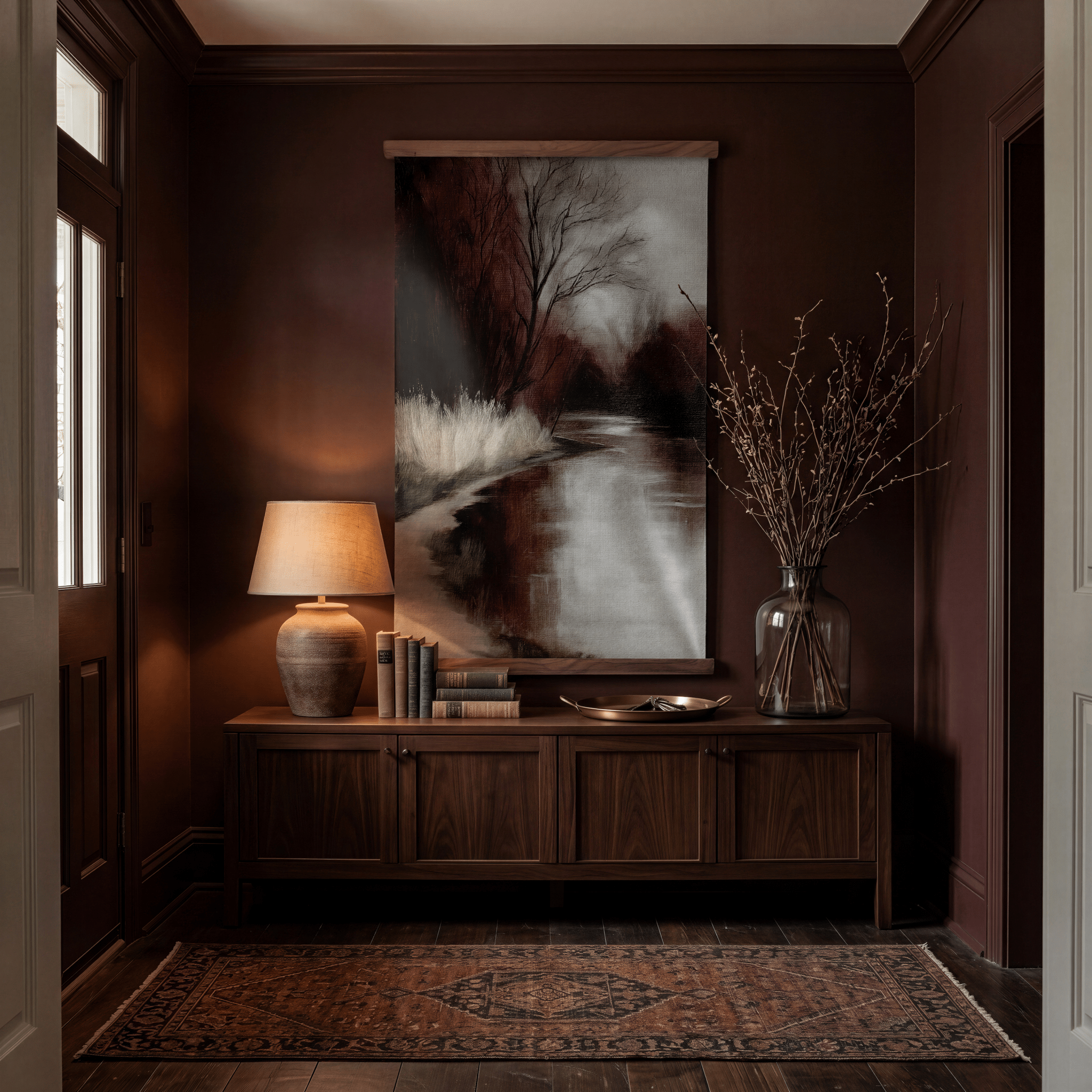 River Run - Tapestry - Painted Paper