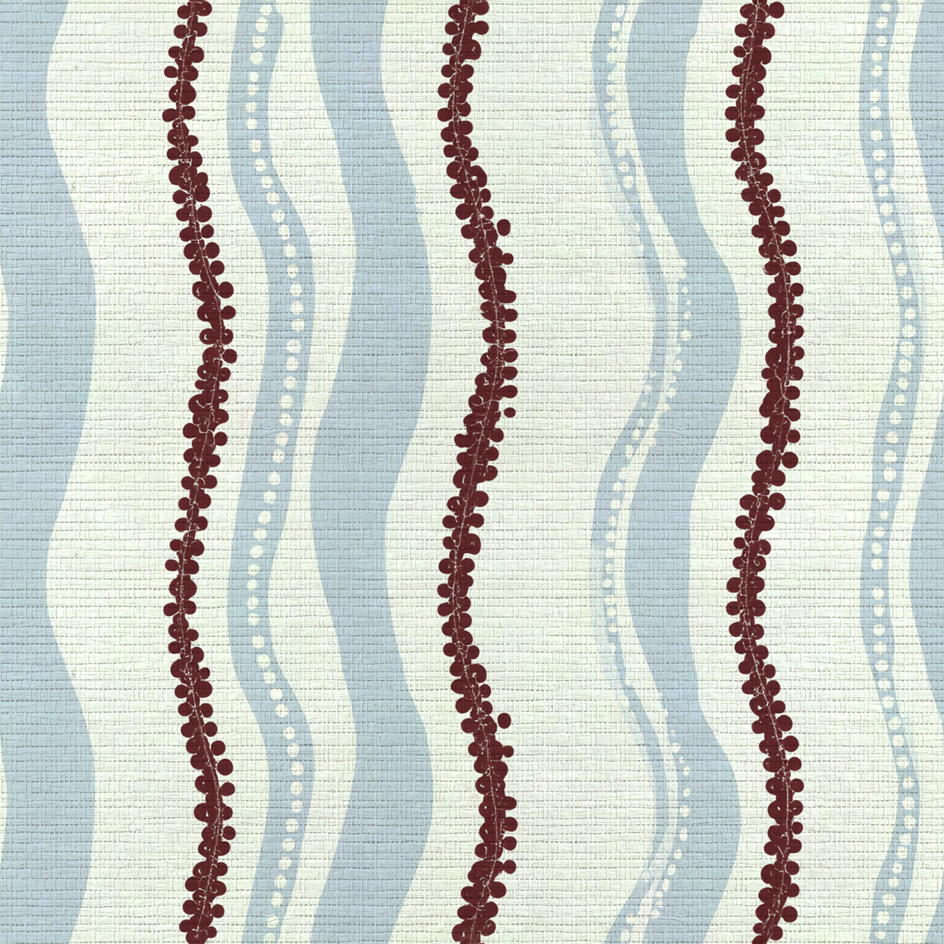 Riviera Stripe Faux Grasscloth Wallpaper