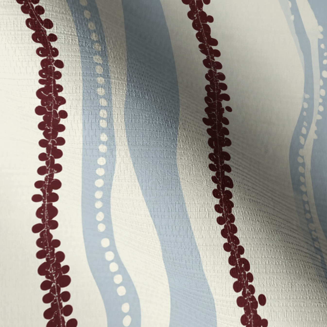 Riviera Stripe Faux Grasscloth Wallpaper
