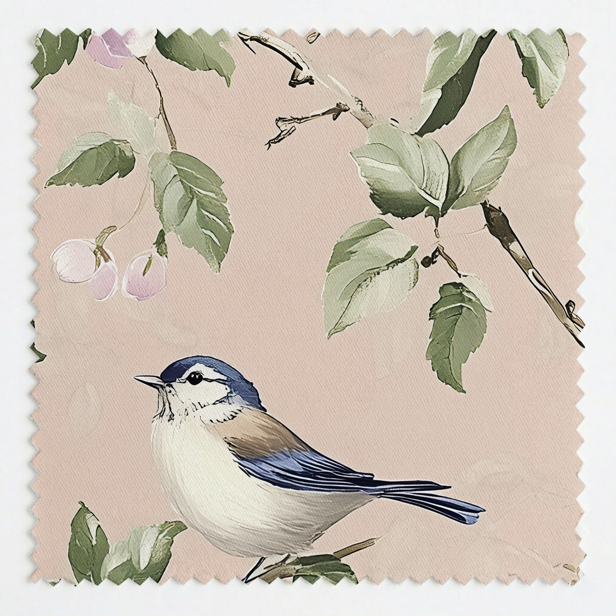 Robin's Bloom - Fabric - Painted Paper