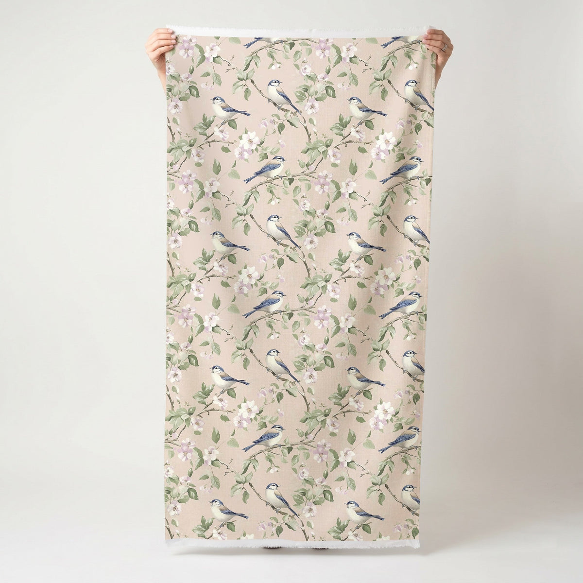 Robin's Bloom - Fabric - Painted Paper