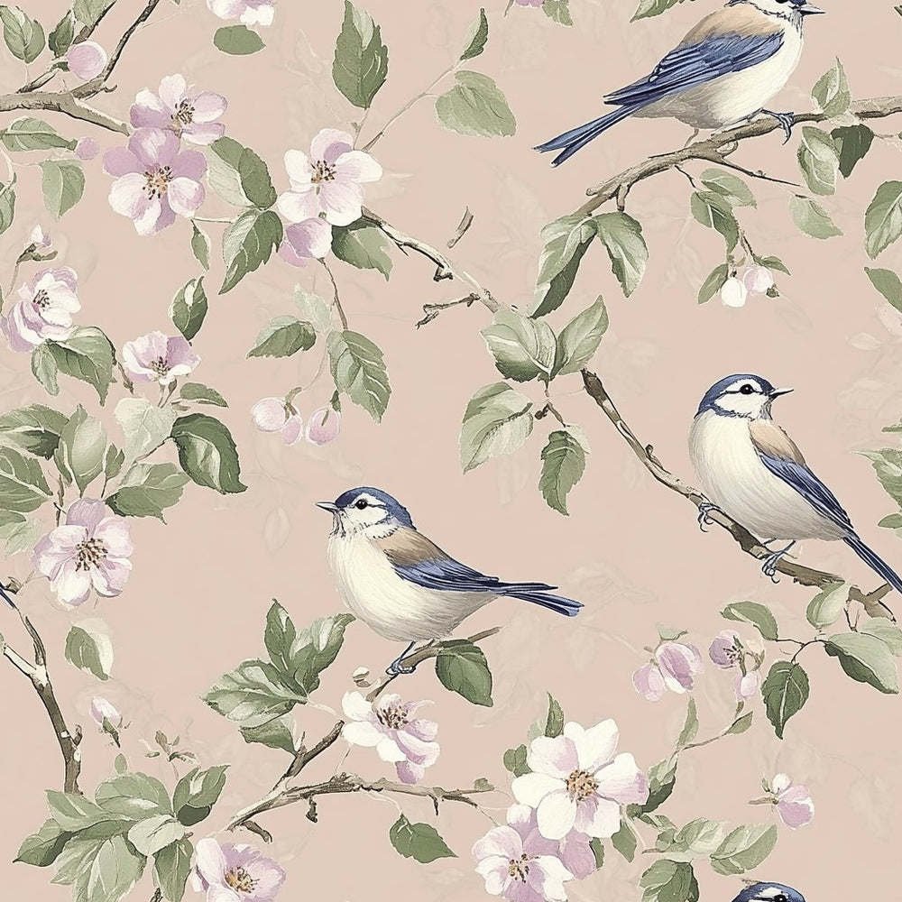 Robin's Bloom - Painted Paper