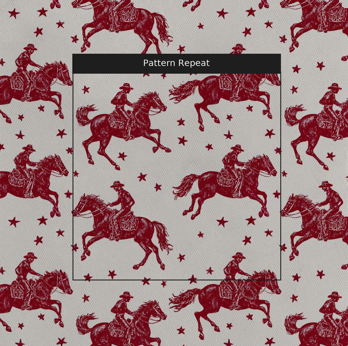 Rodeo Sky - Fabric - Painted Paper