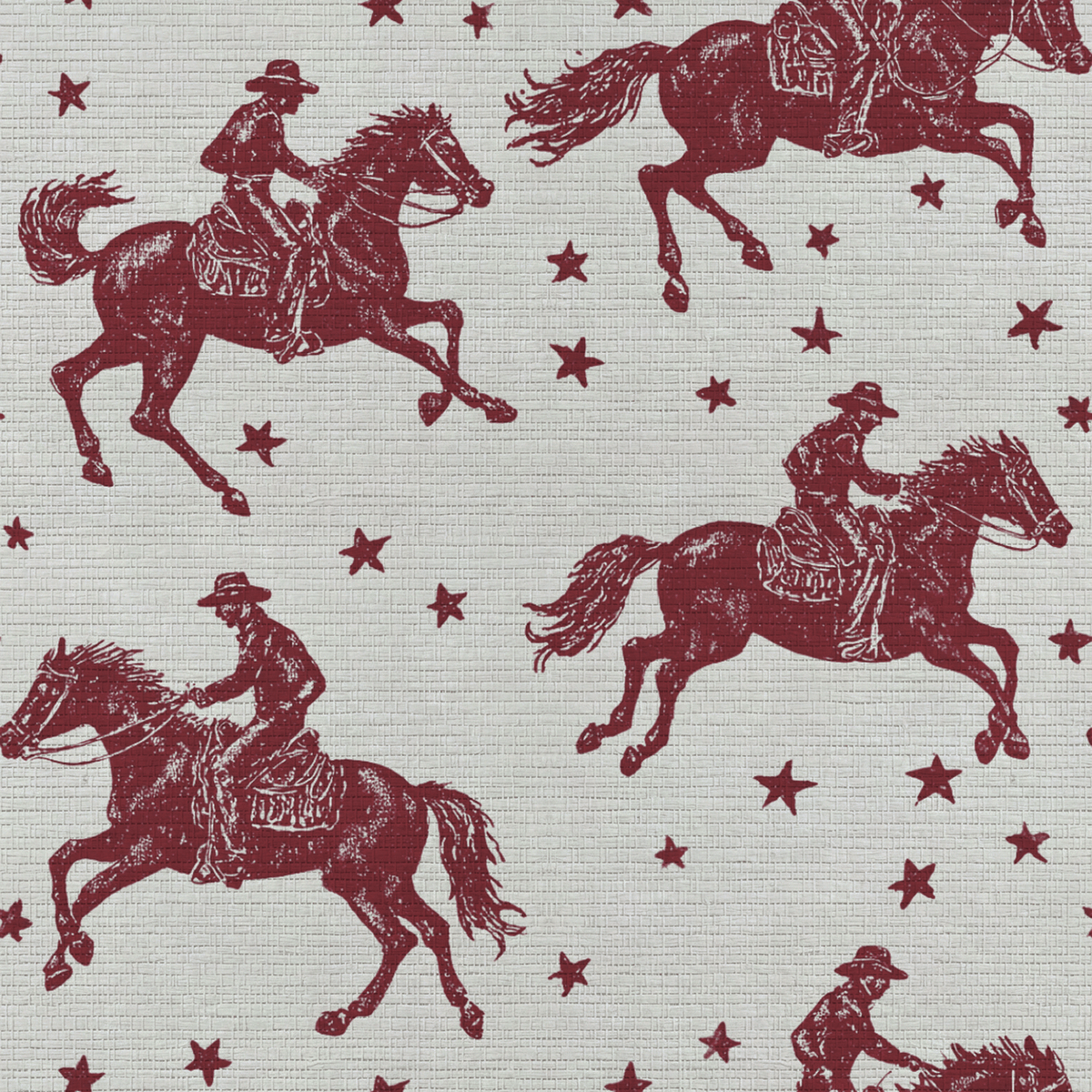 Rodeo Sky Faux Grasscloth Wallpaper - Painted Paper