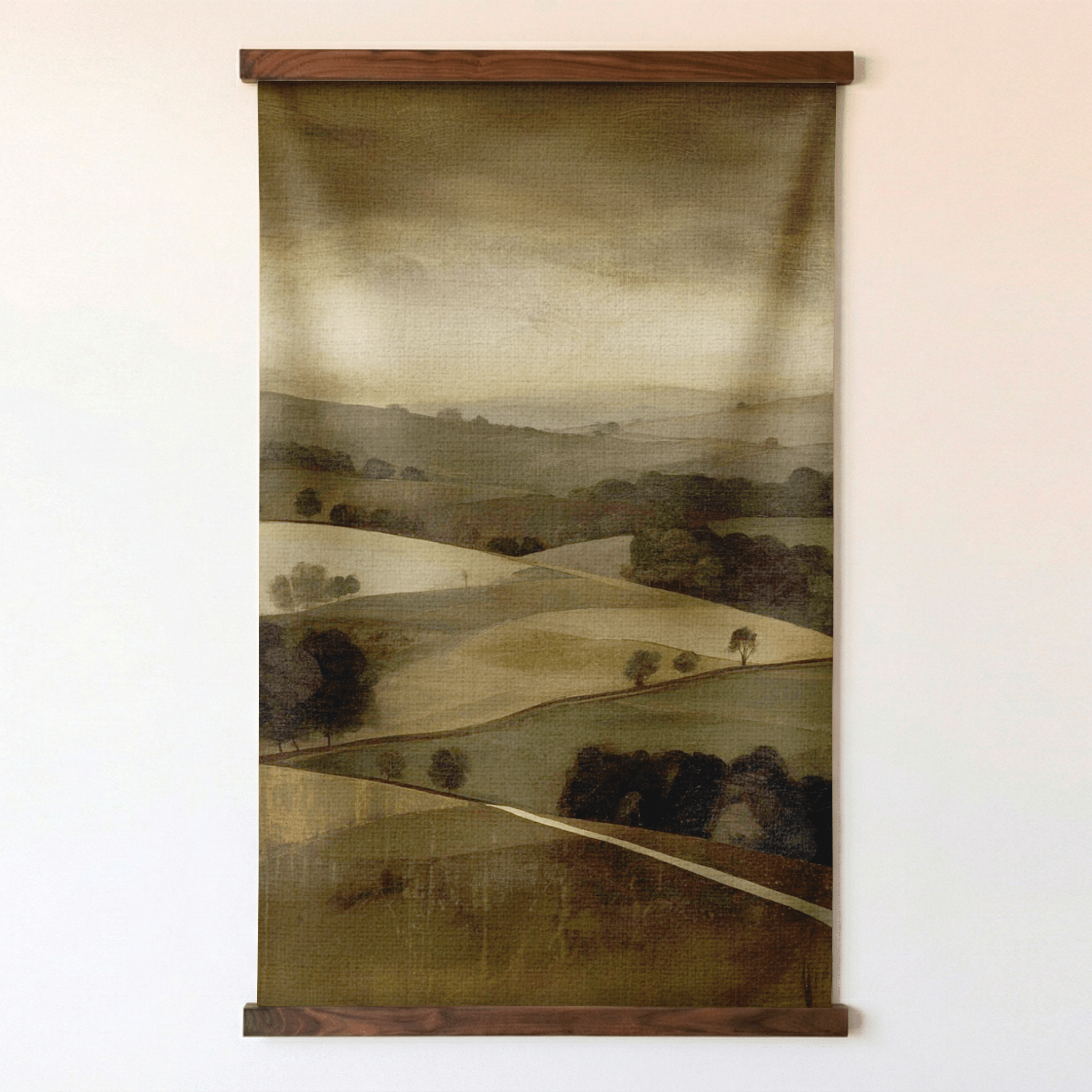 Rolling Hills - Tapestry - Painted Paper