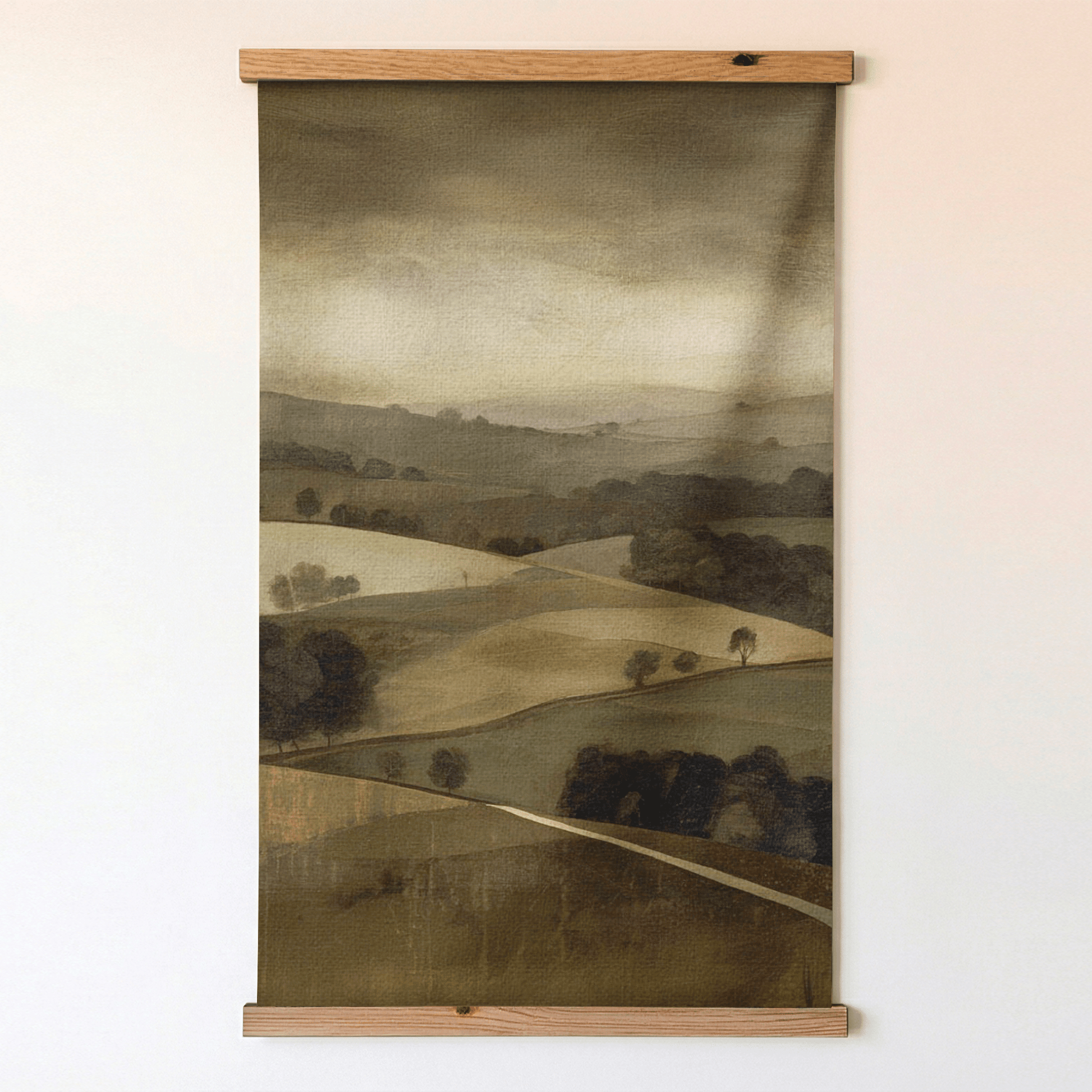 Rolling Hills - Tapestry - Painted Paper