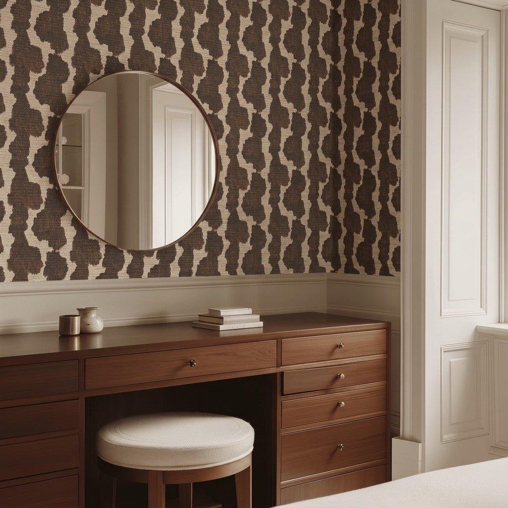 Romana Faux Grasscloth Wallpaper - Painted Paper