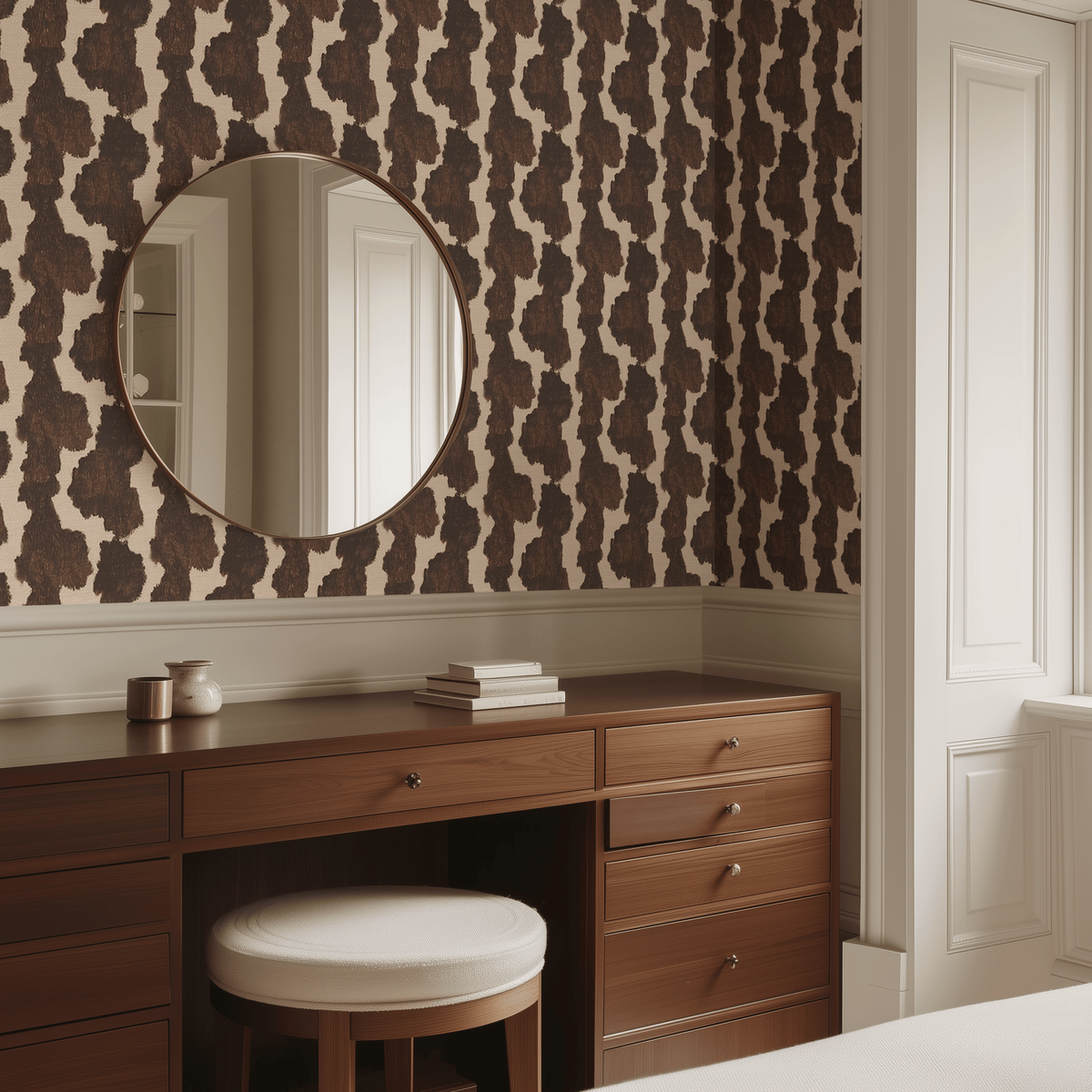Romana Wallpaper - Painted Paper