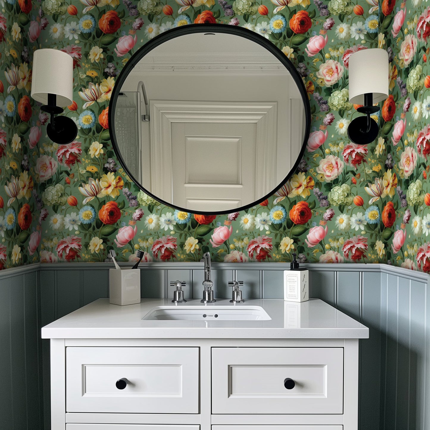 Romilly Floral Wallpaper - Painted Paper