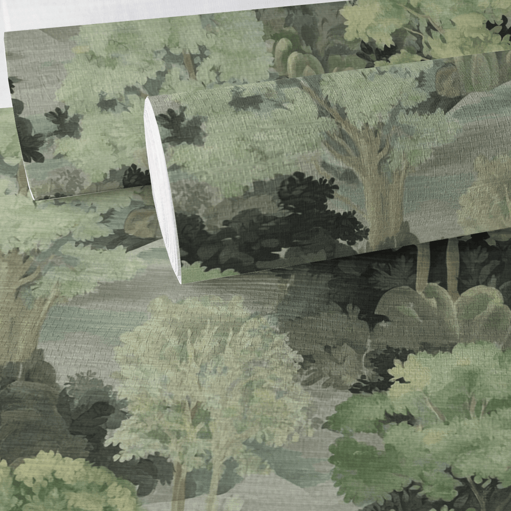 Ronald Faux Grasscloth Wallpaper - Painted Paper