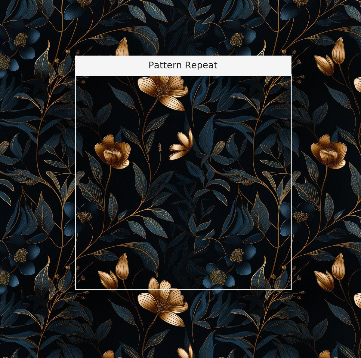 Rosalind Floral - Fabric - Painted Paper