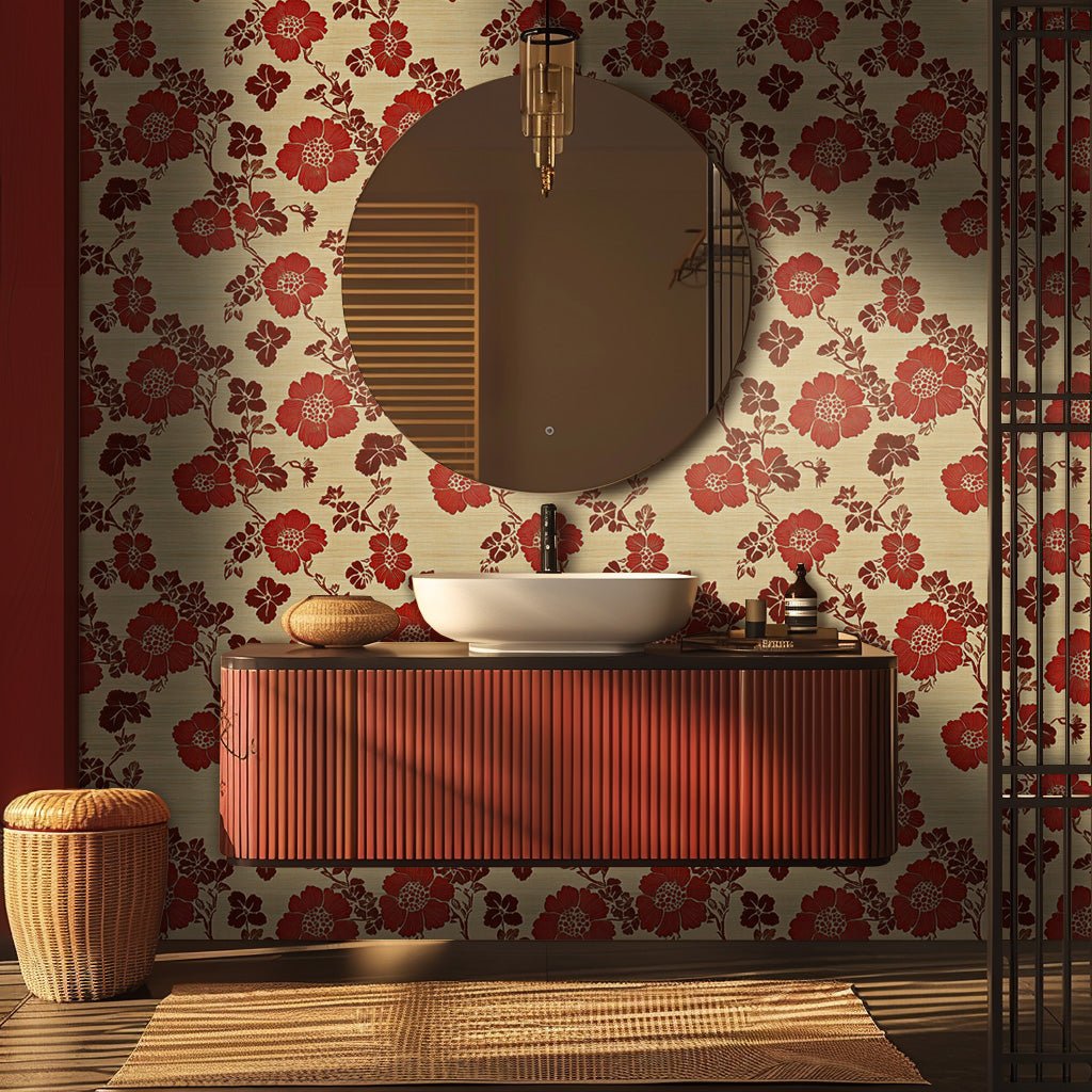 Rosamund Wallpaper - Painted Paper