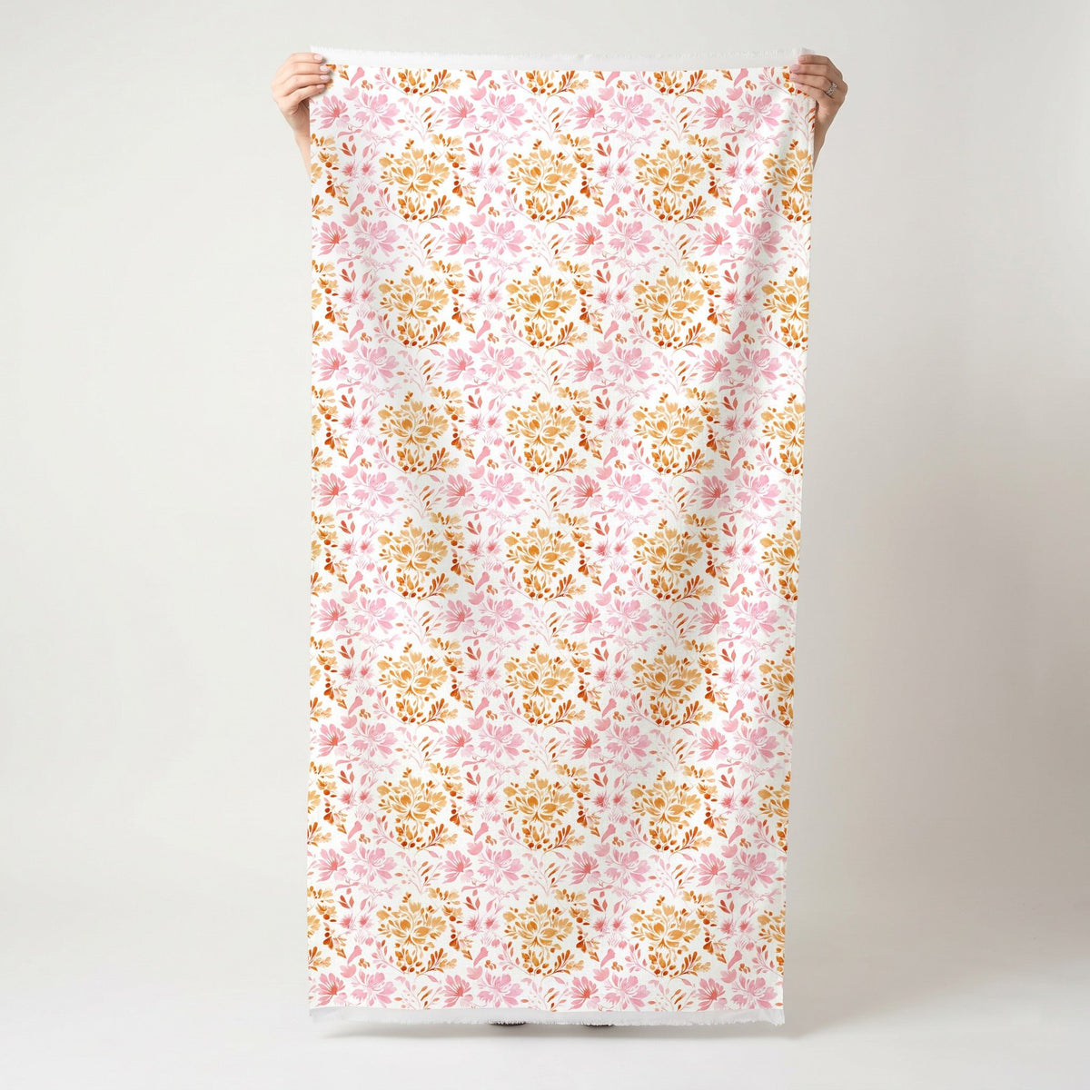 Rosas - Fabric - Painted Paper