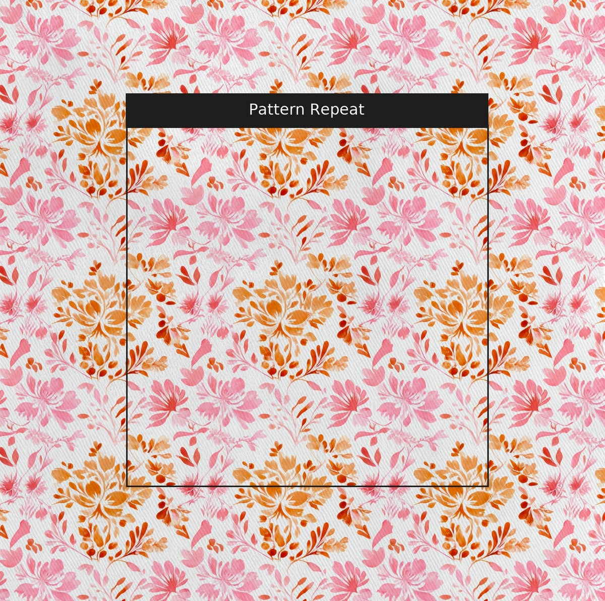 Rosas - Fabric - Painted Paper
