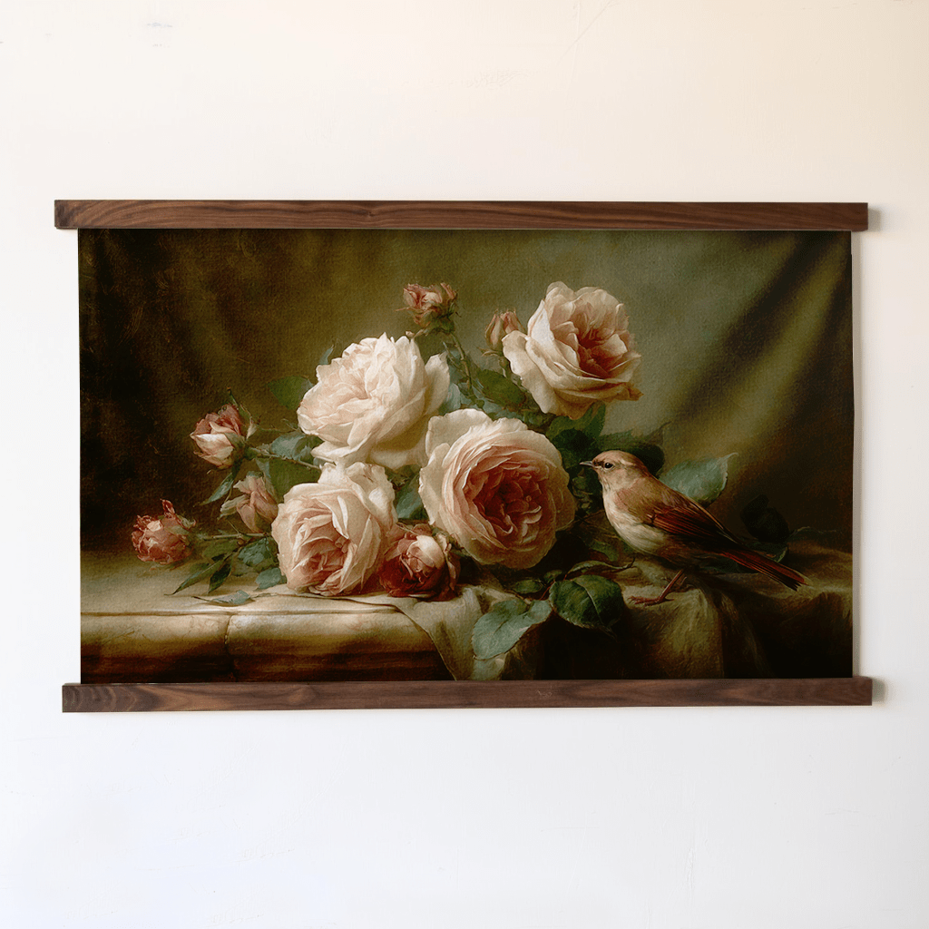 Rose & Wren - Tapestry - Painted Paper