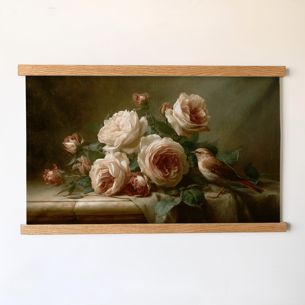 Rose & Wren - Tapestry - Painted Paper