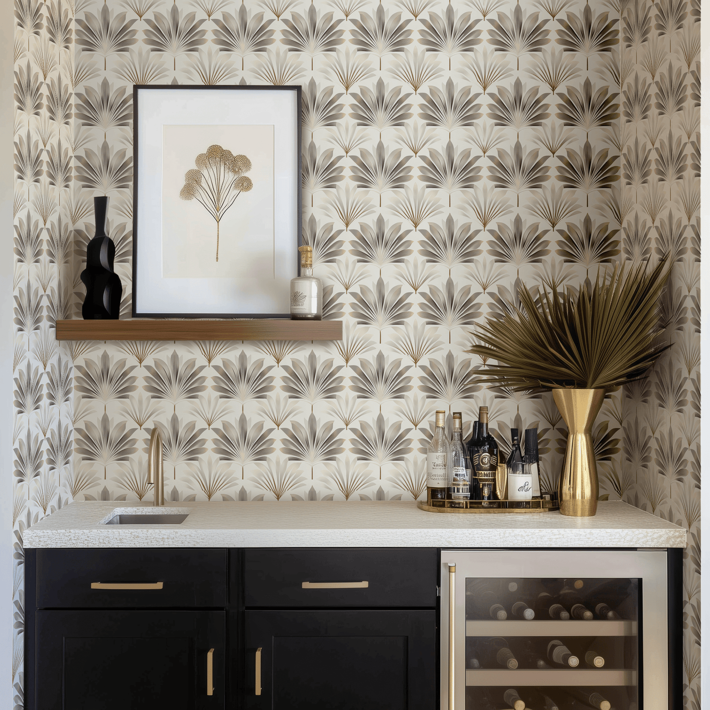 Rosemary Wallpaper - Painted Paper