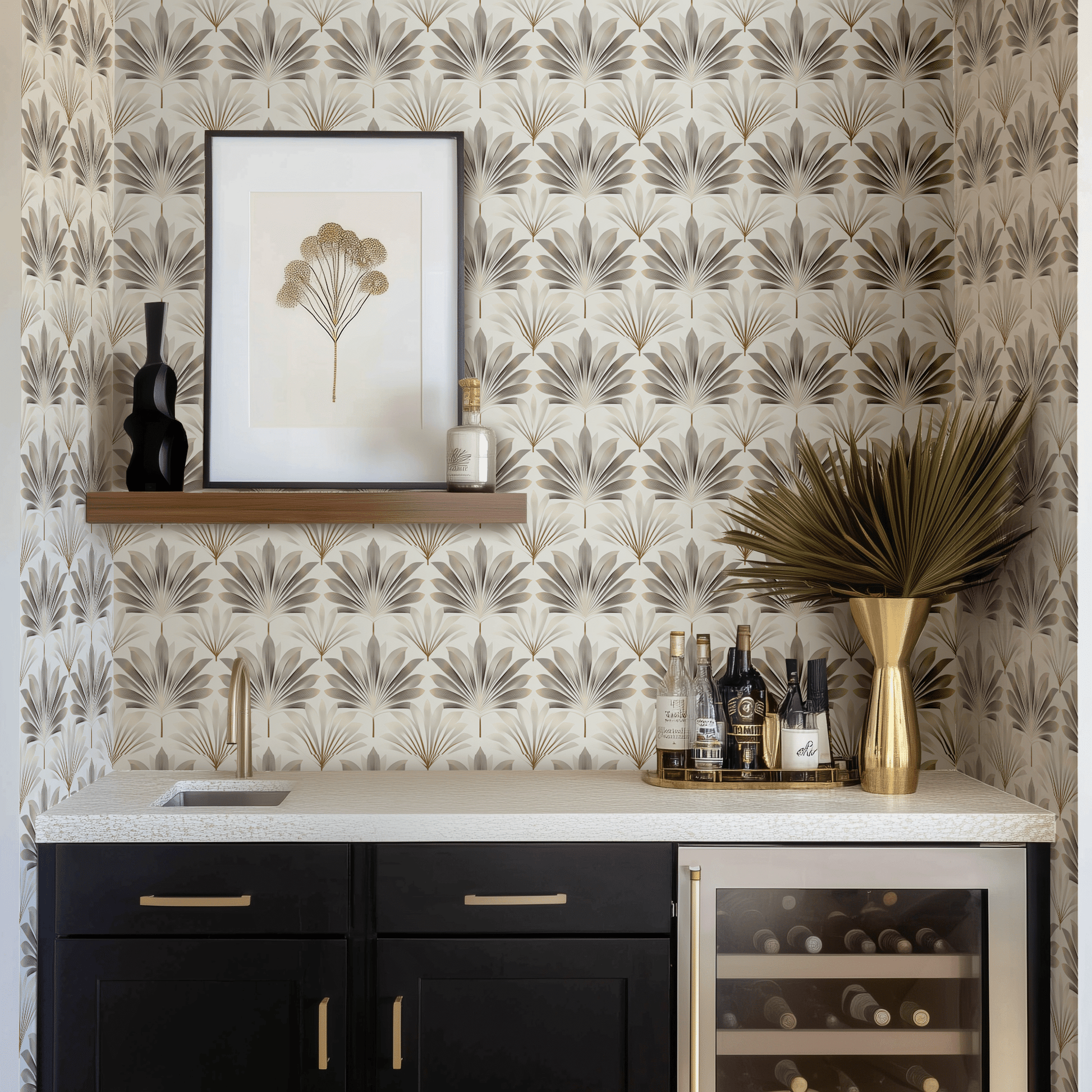 Rosemary Wallpaper - Painted Paper