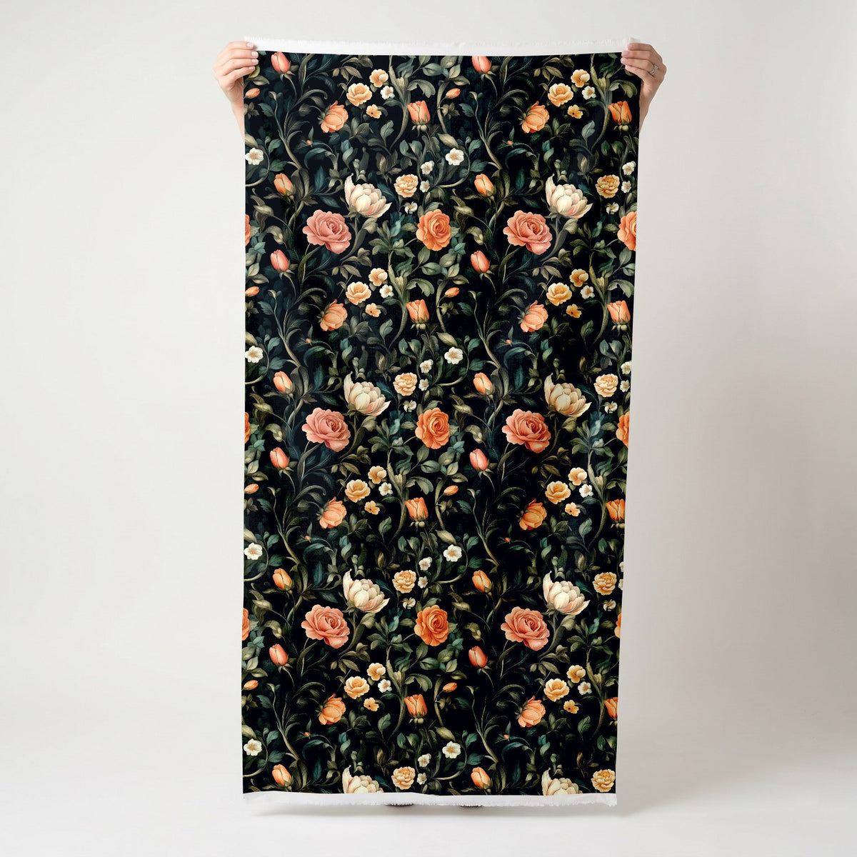 Rosethorn Reverie - Fabric - Painted Paper
