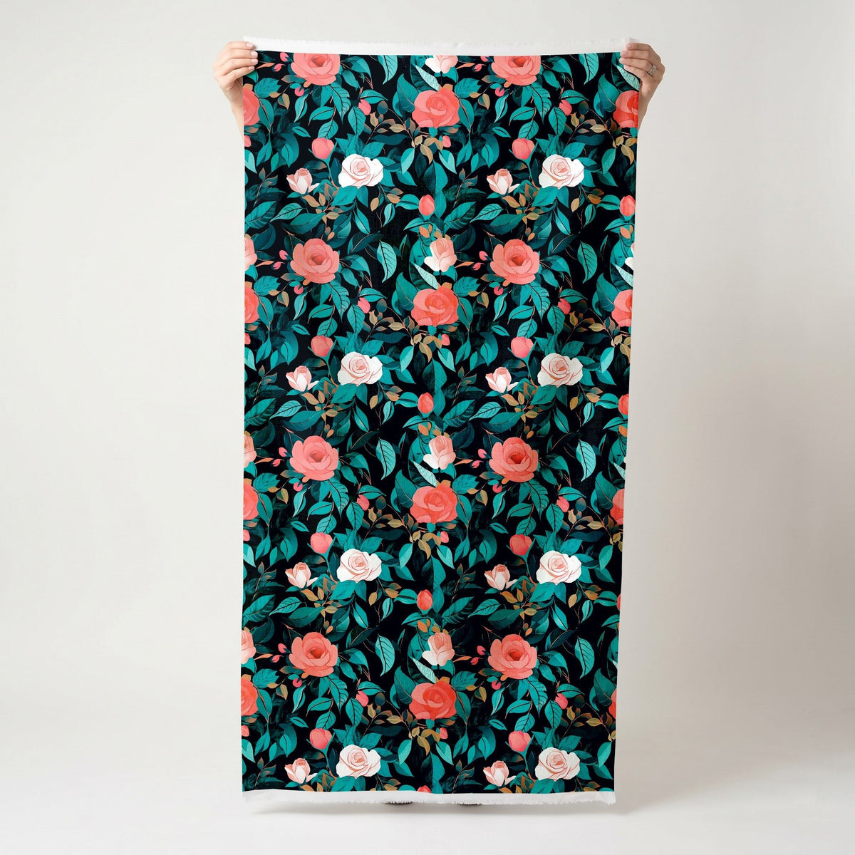 Rosewood Jungle - Fabric - Painted Paper