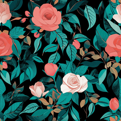 Rosewood Jungle Wallpaper - Painted Paper
