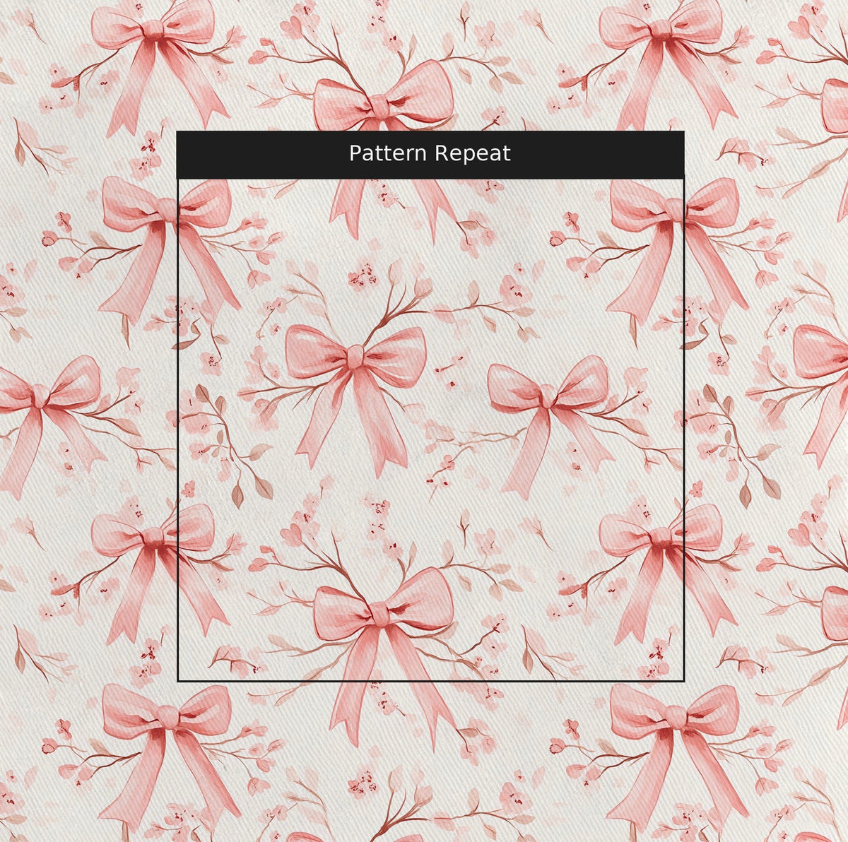 Rosie's Ribbons - Fabric - Painted Paper