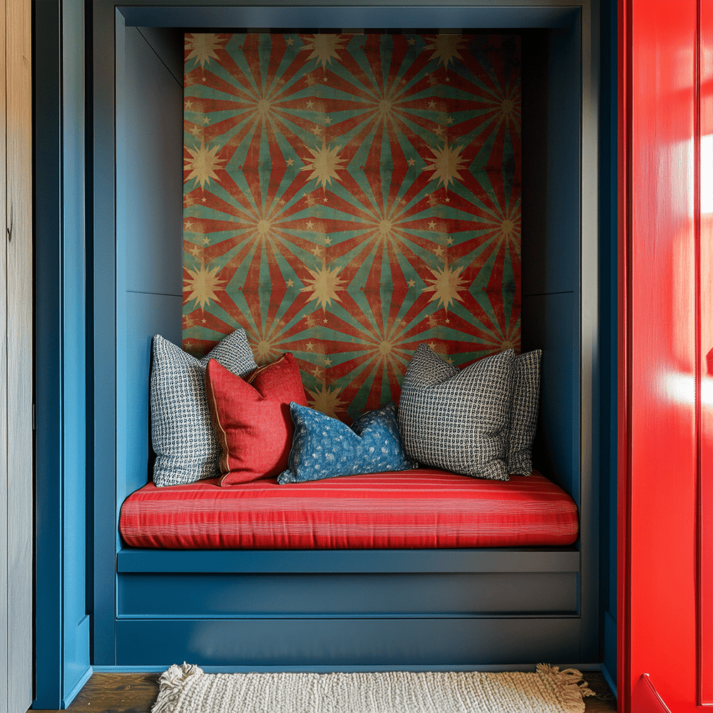 Rouge Brilliance Wallpaper - Painted Paper