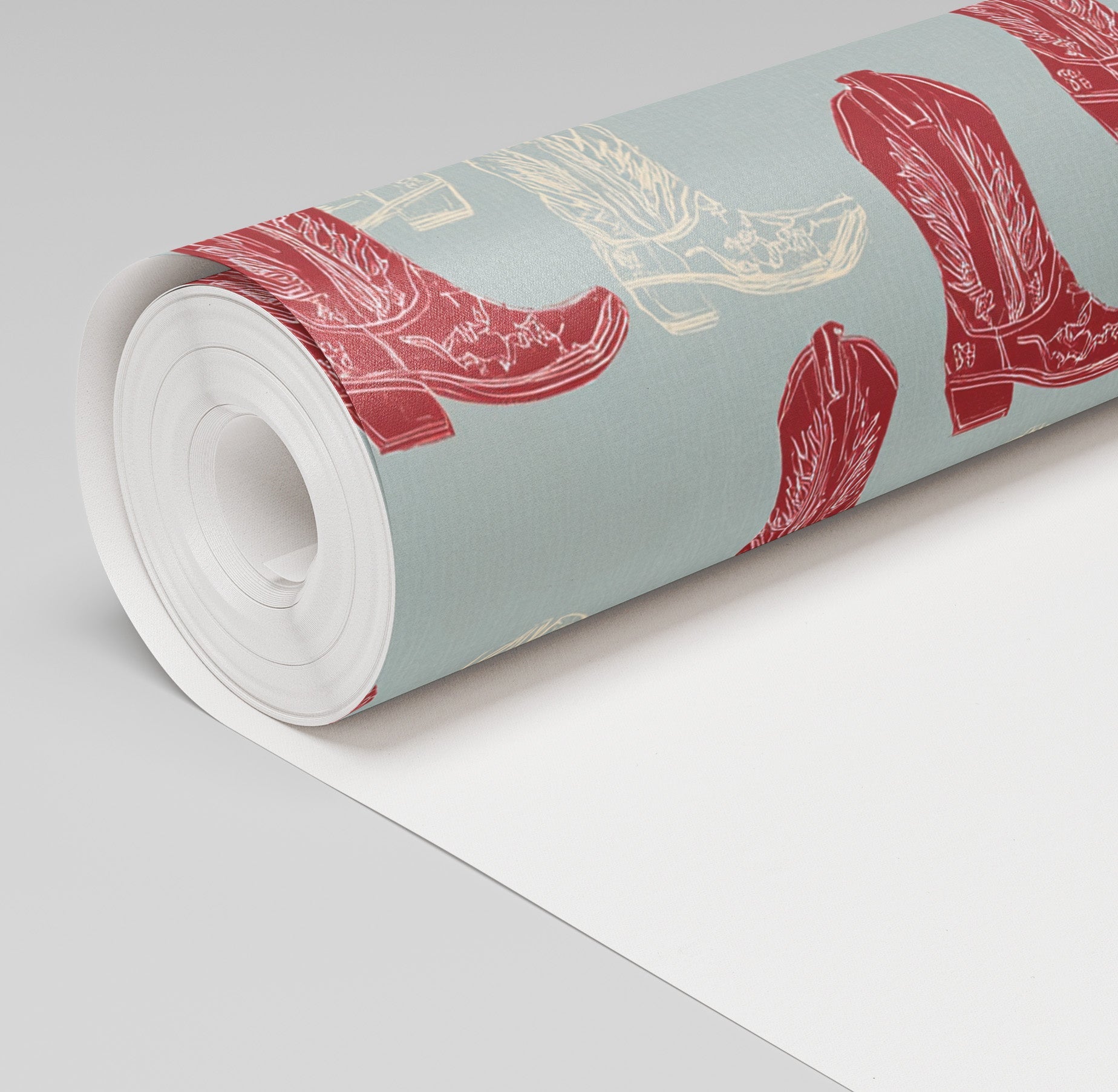 Rouge Frontier Wallpaper - Painted Paper