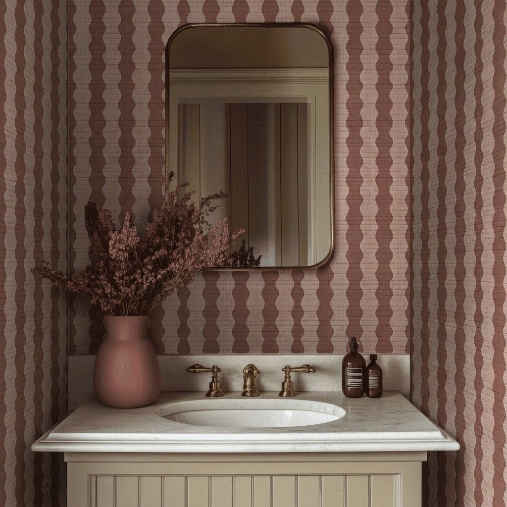 Roux Faux Grasscloth Wallpaper - Painted Paper