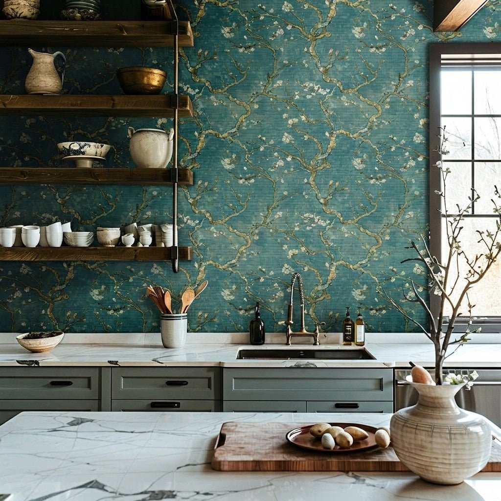 Rowan Faux Grasscloth Wallpaper - Painted Paper