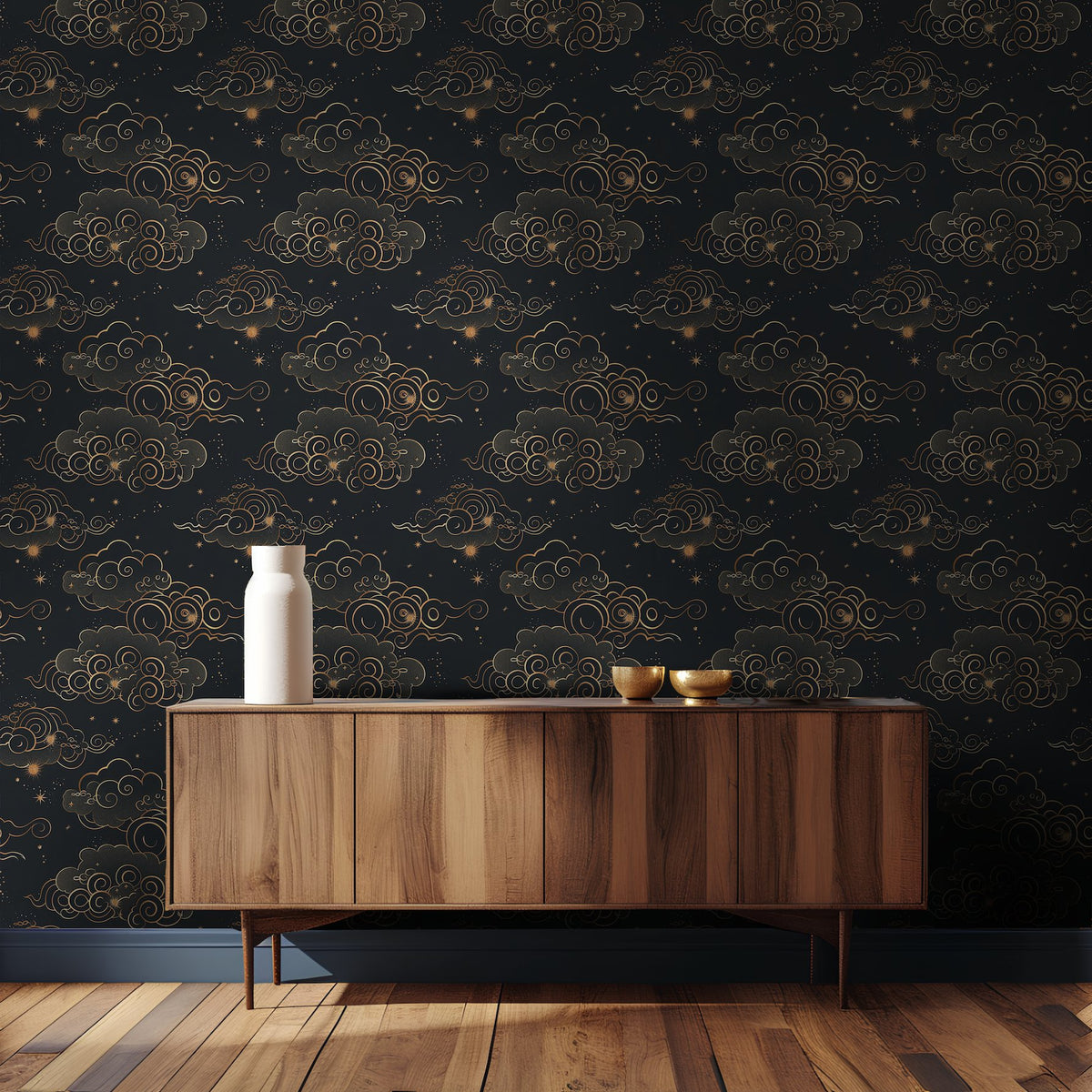 Rowan Sky Wallpaper – Painted Paper