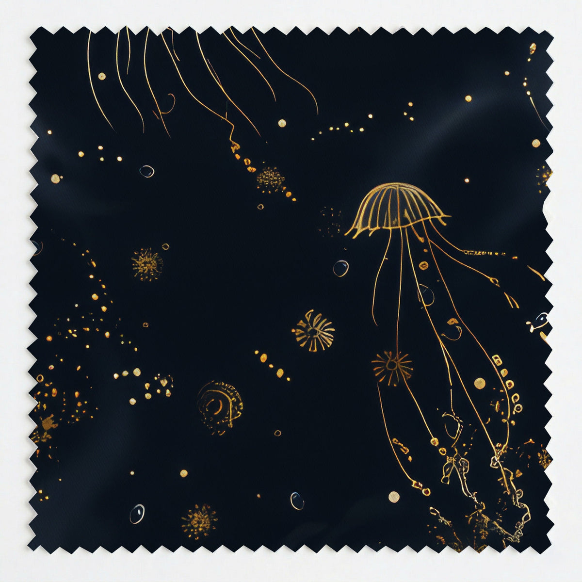 Roxanna Deep Sea - Fabric - Painted Paper
