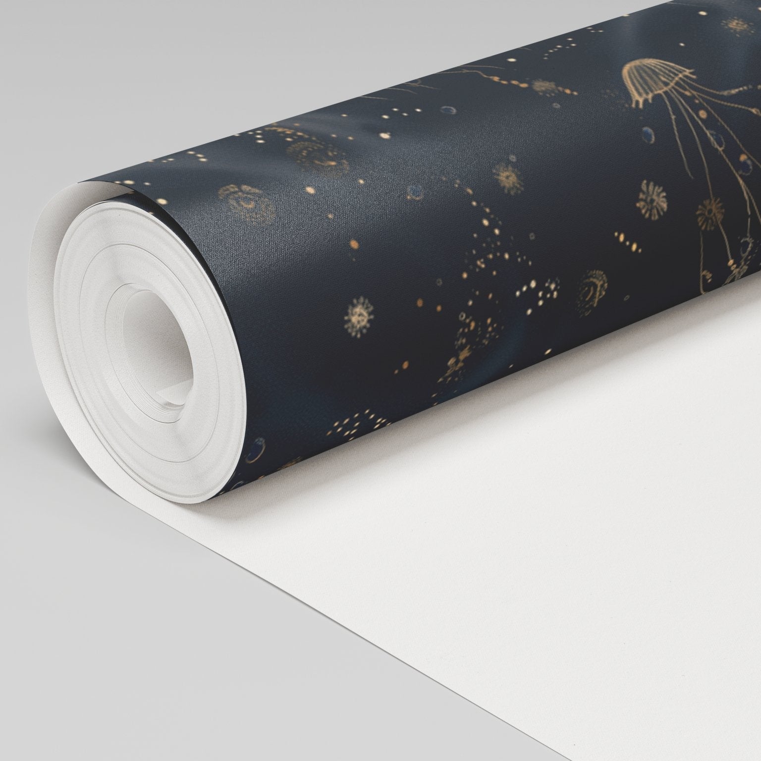 Roxanna Deep Sea Wallpaper - Painted Paper