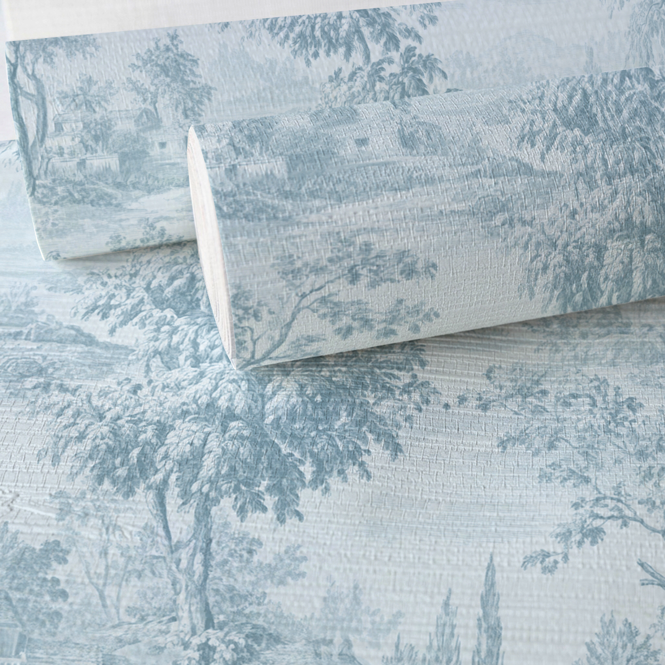 Ruthie Toile Faux Grasscloth Wallpaper