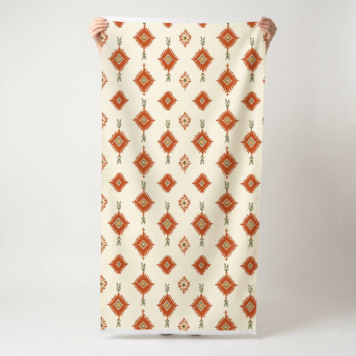 Saddle Blossom - Fabric - Painted Paper