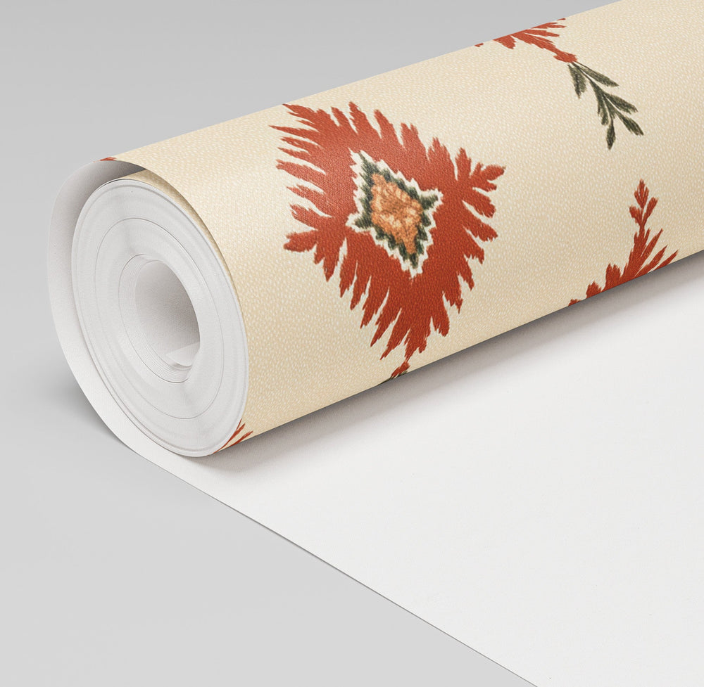 Saddle Blossom Wallpaper - Painted Paper