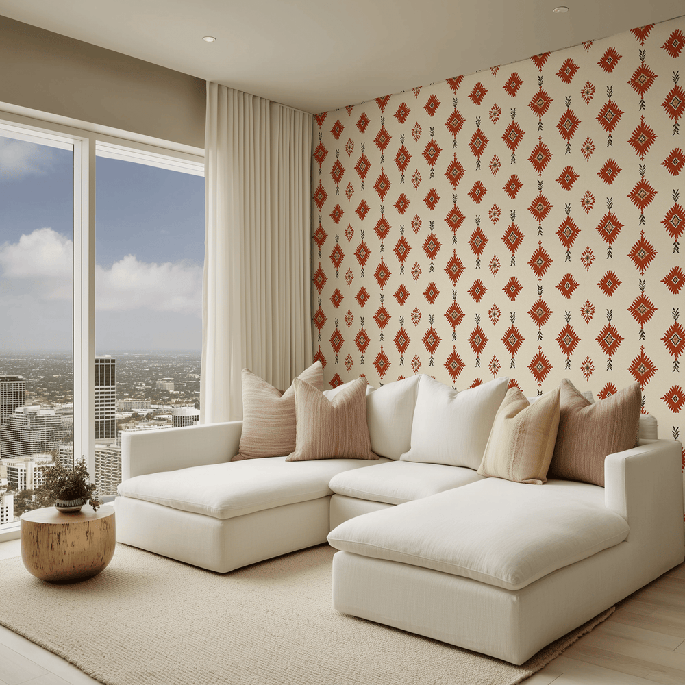 Saddle Blossom Wallpaper - Painted Paper