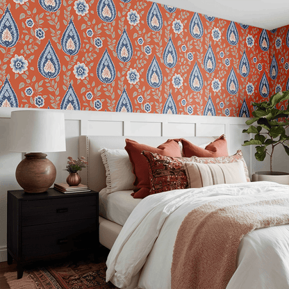Saffron Valley Wallpaper - Painted Paper
