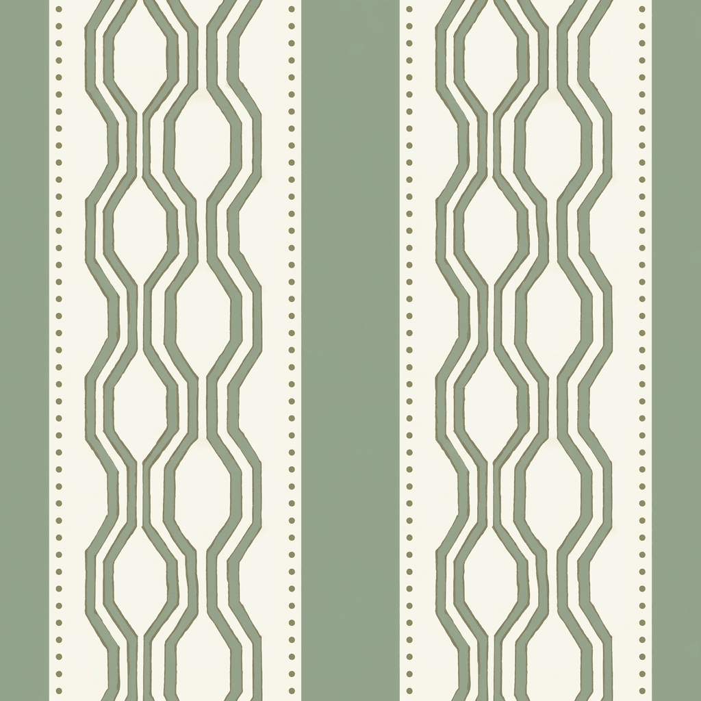 Sage Soiree Wallpaper - Painted Paper