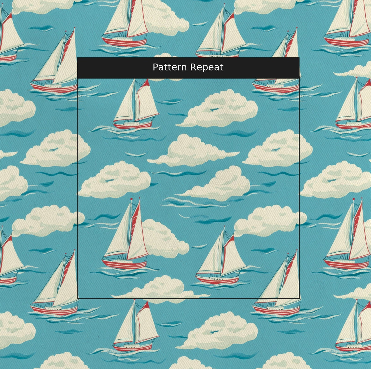 Sailor - Fabric - Painted Paper
