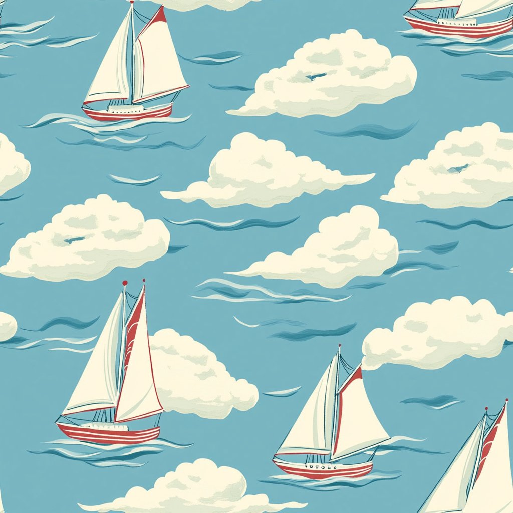 Sailor Wallpaper - Painted Paper