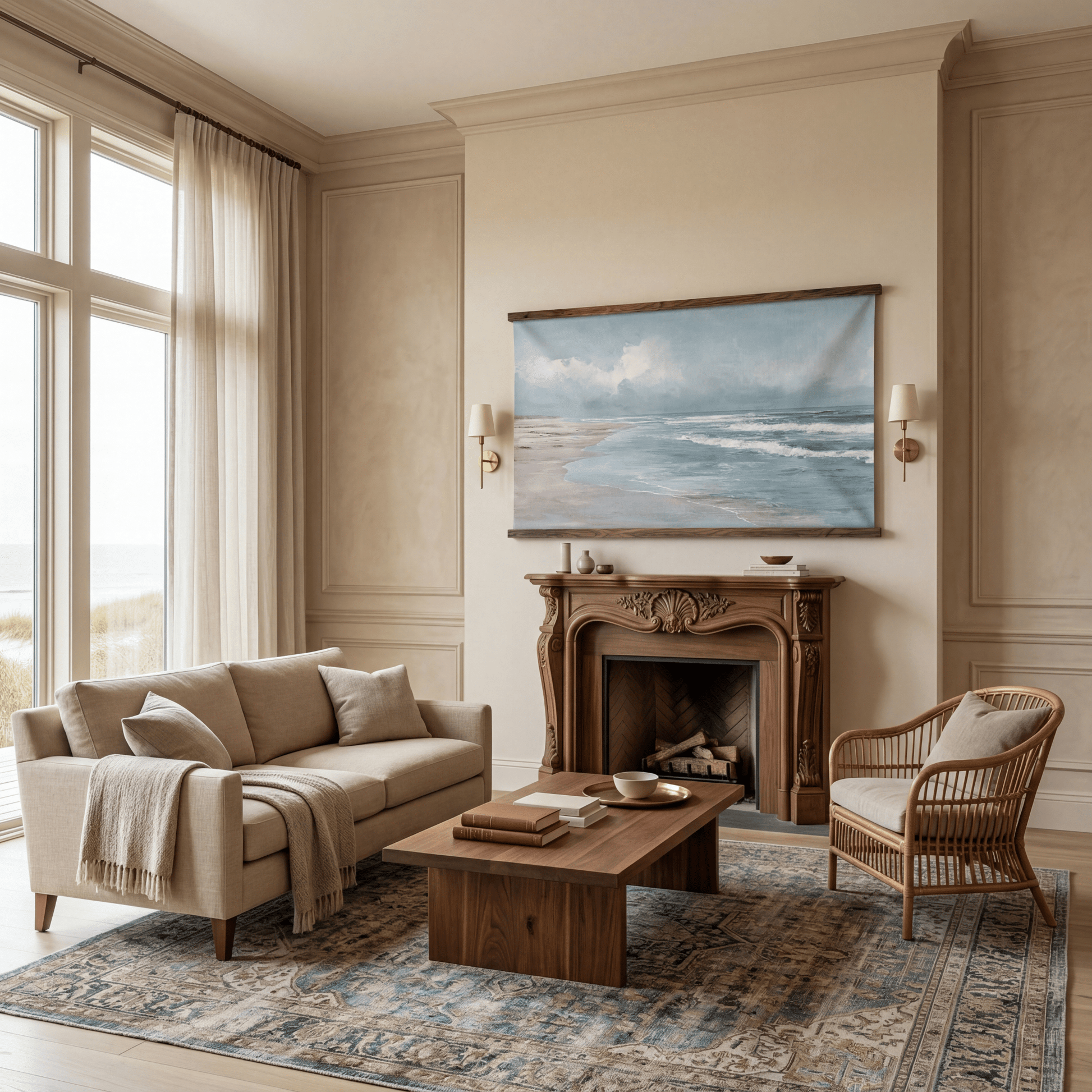 Salt Air - Tapestry - Painted Paper