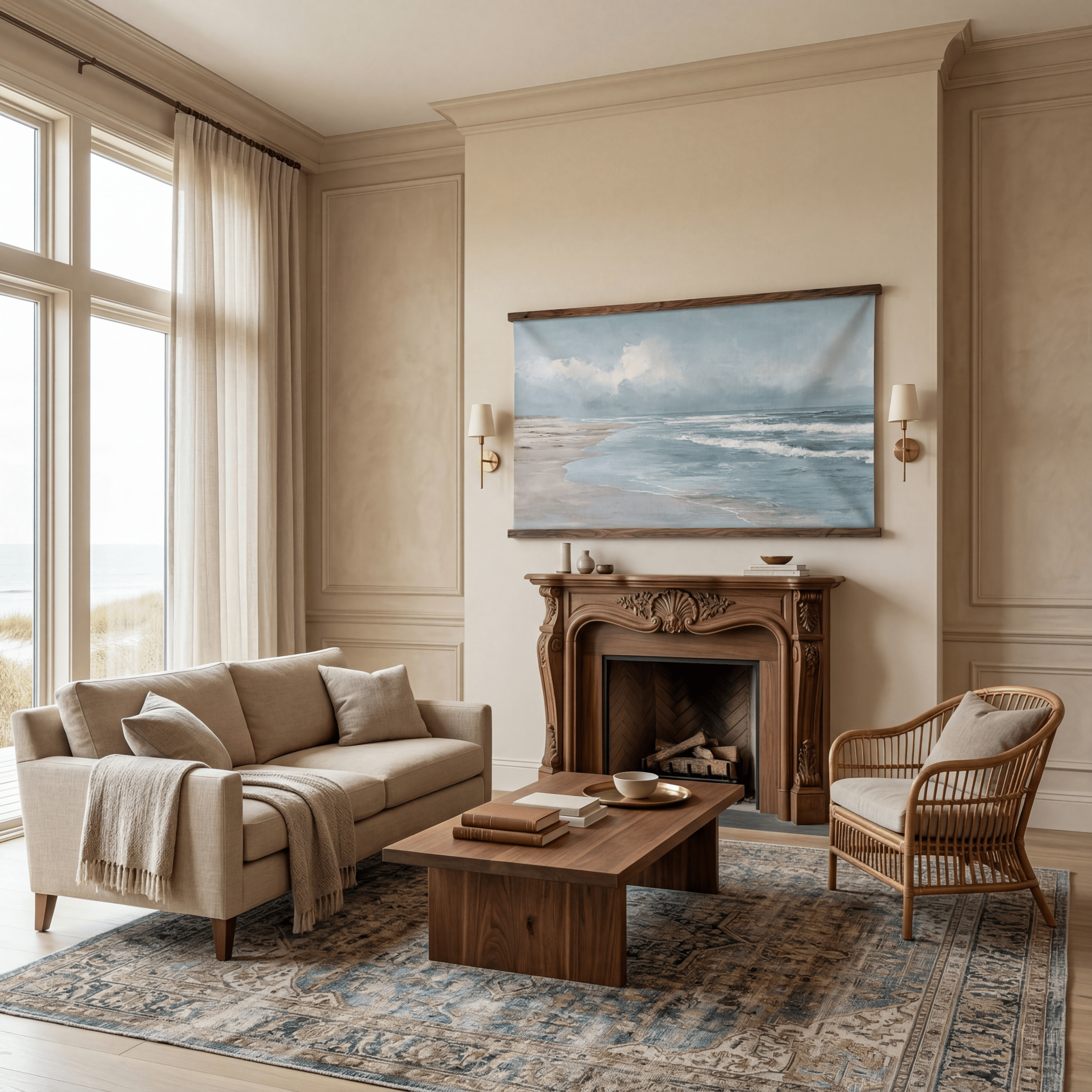 Salt Air - Tapestry - Painted Paper